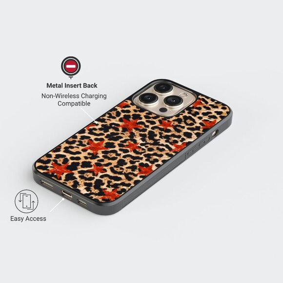Leopard Phone Case iPhone 16 Pro, 15 Pro, 14, Samsung Galaxy S25 Google Pixel 9 - Picture 7 of 7